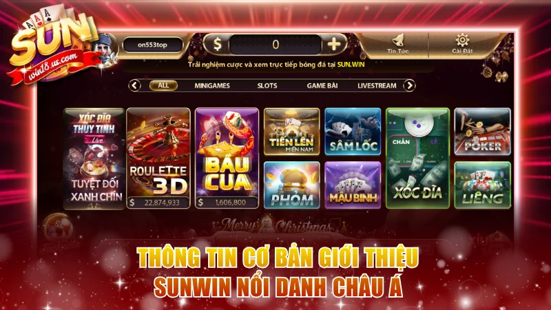 Thông tin cơ bản giới thiệu Sunwin nổi danh Châu Á