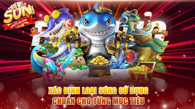 Xác định loại súng sử dụng chuẩn cho từng mục tiêu