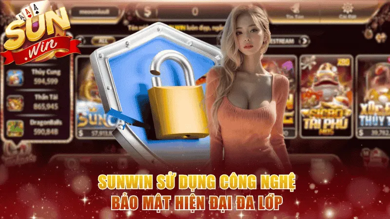Sunwin sử dụng công nghệ bảo mật hiện đại đa lớp